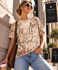Be Still and Know Floral Christian T-Shirt | Psalm 46:10