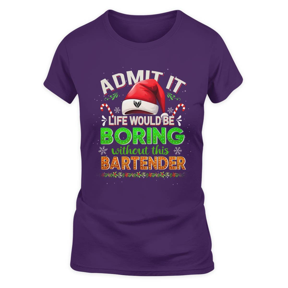 Admit It Life would be Boring Without This Bartender-Hoodie - grunx260804-0071