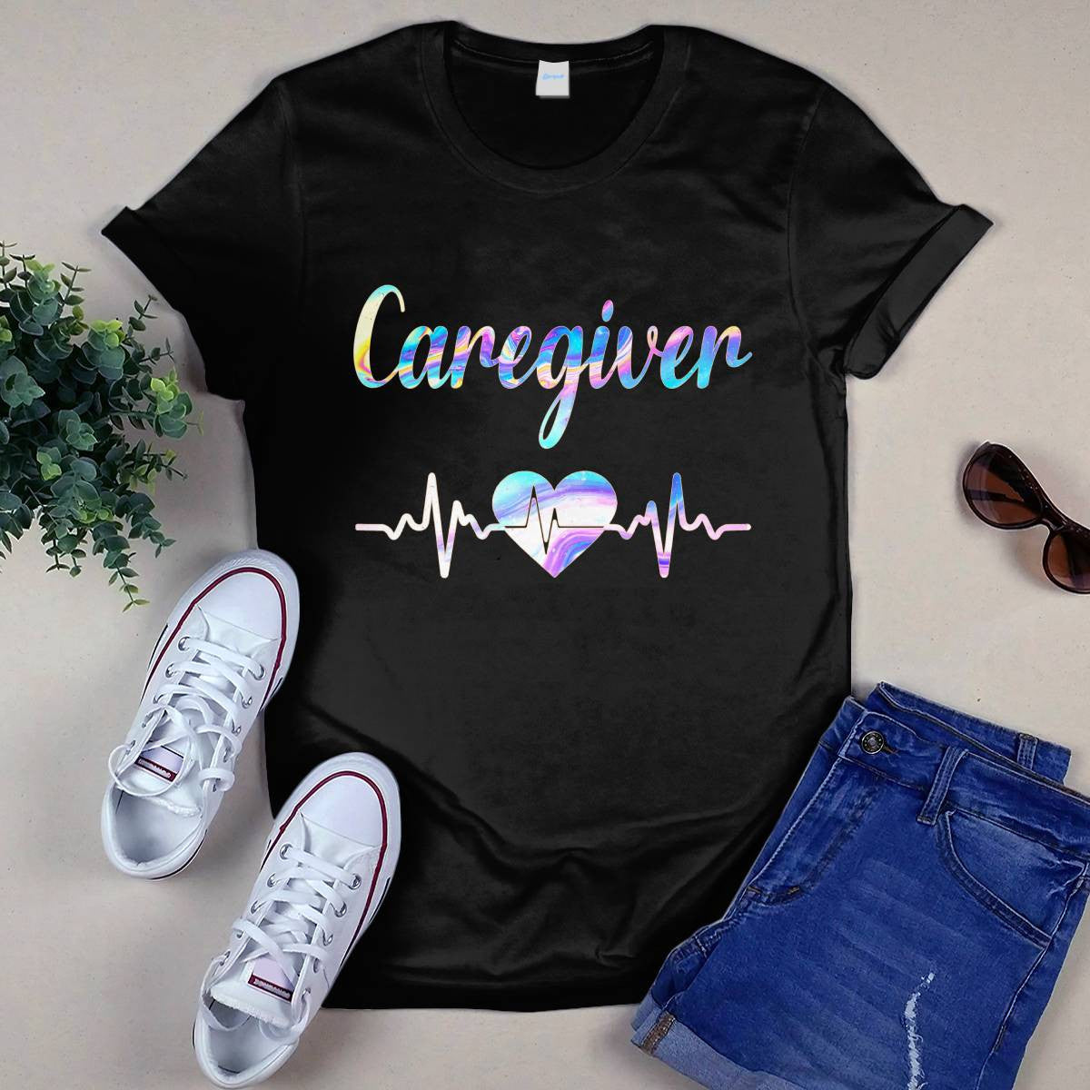 Awesome Caregiver-T-shirt-#F090824HEABE11FCAREZ4