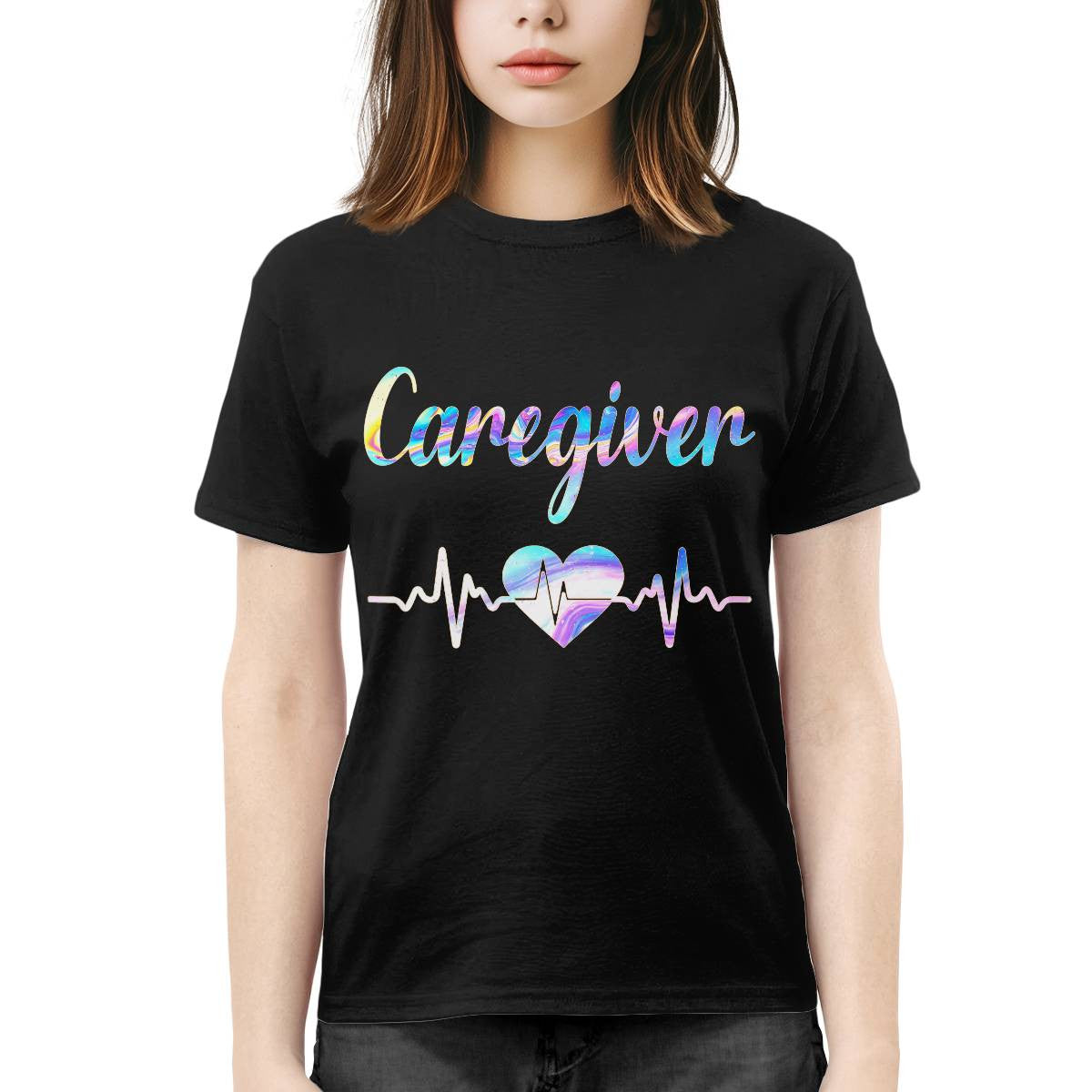 Awesome Caregiver-T-shirt-#F090824HEABE11FCAREZ4