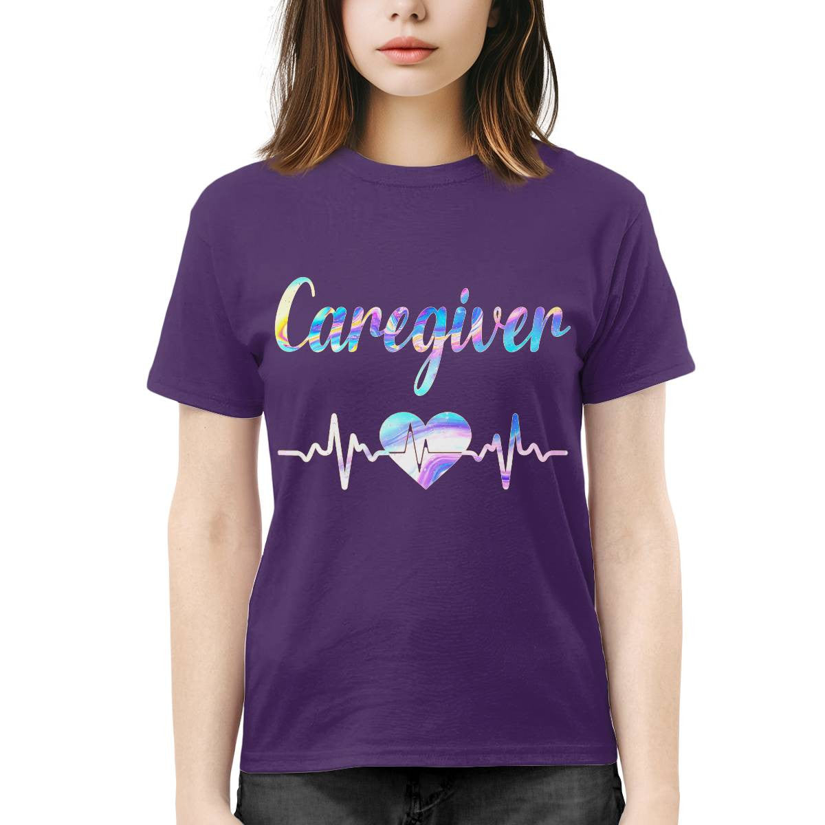 Awesome Caregiver-T-shirt-#F090824HEABE11FCAREZ4