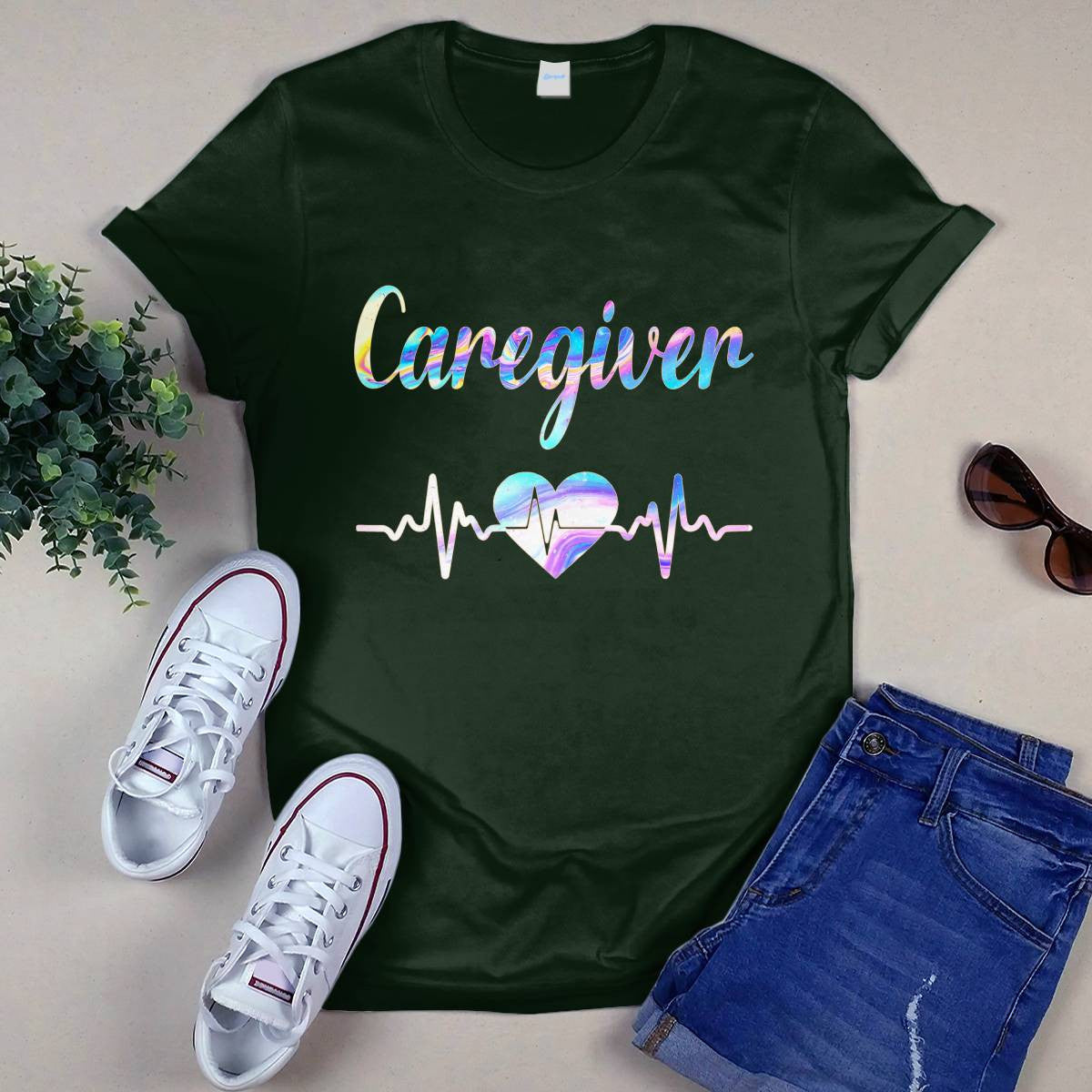 Awesome Caregiver-T-shirt-#F090824HEABE11FCAREZ4