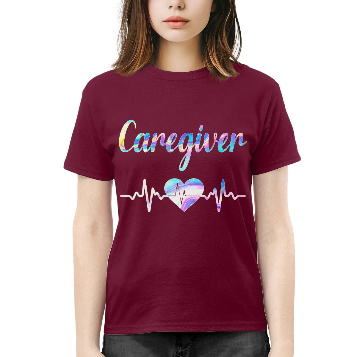 Awesome Caregiver-T-shirt-#F090824HEABE11FCAREZ4