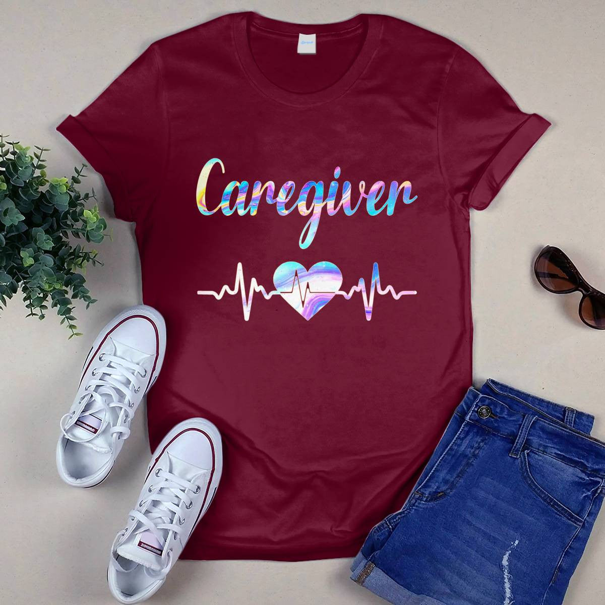 Awesome Caregiver-T-shirt-#F090824HEABE11FCAREZ4