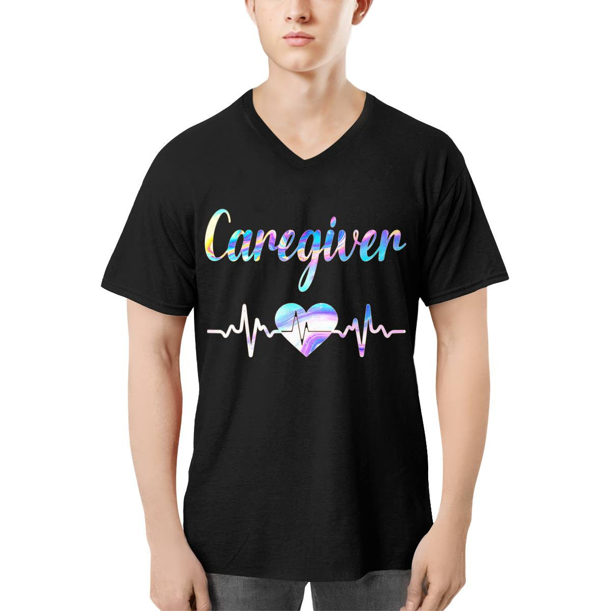 Awesome Caregiver-T-shirt-#F090824HEABE11FCAREZ4