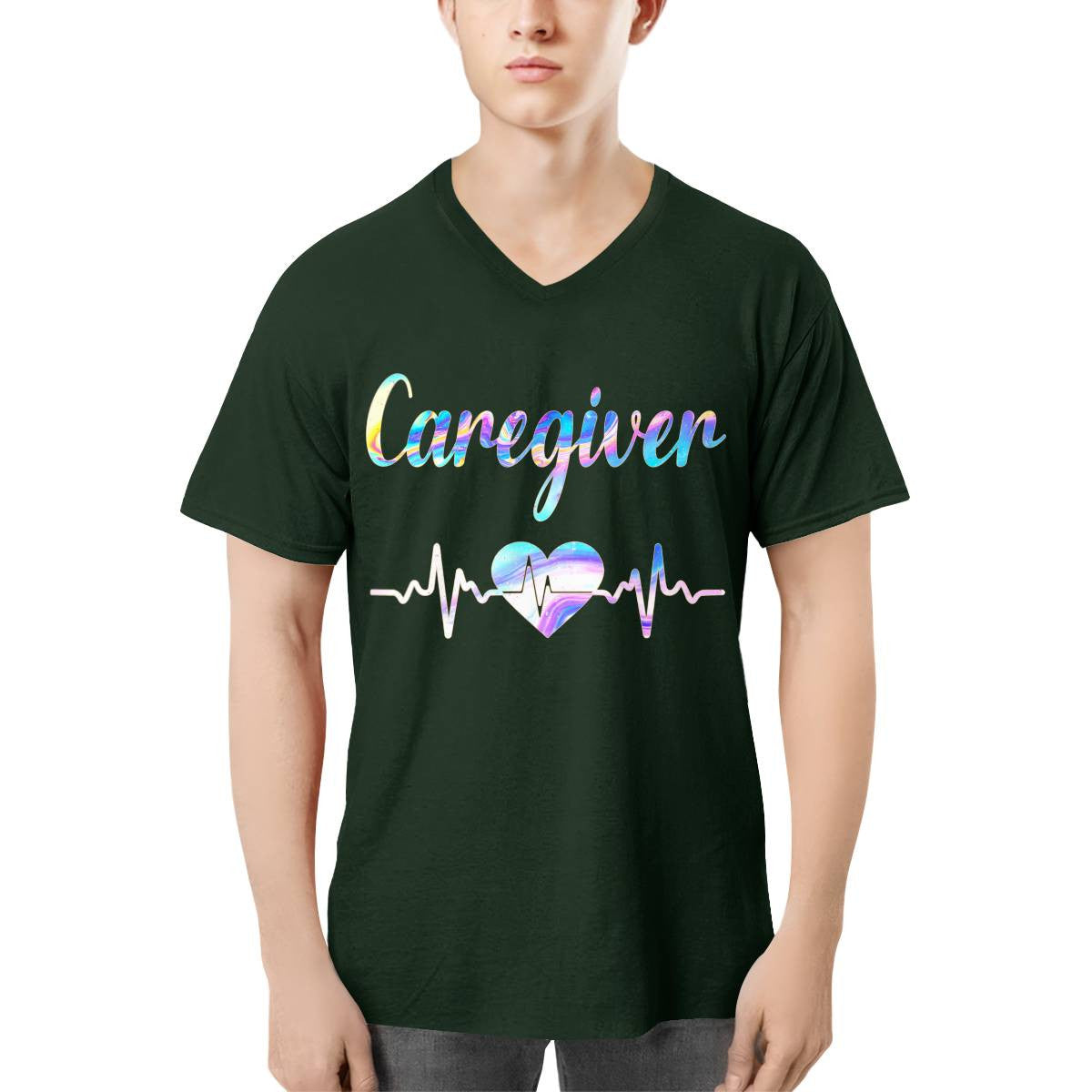 Awesome Caregiver-T-shirt-#F090824HEABE11FCAREZ4