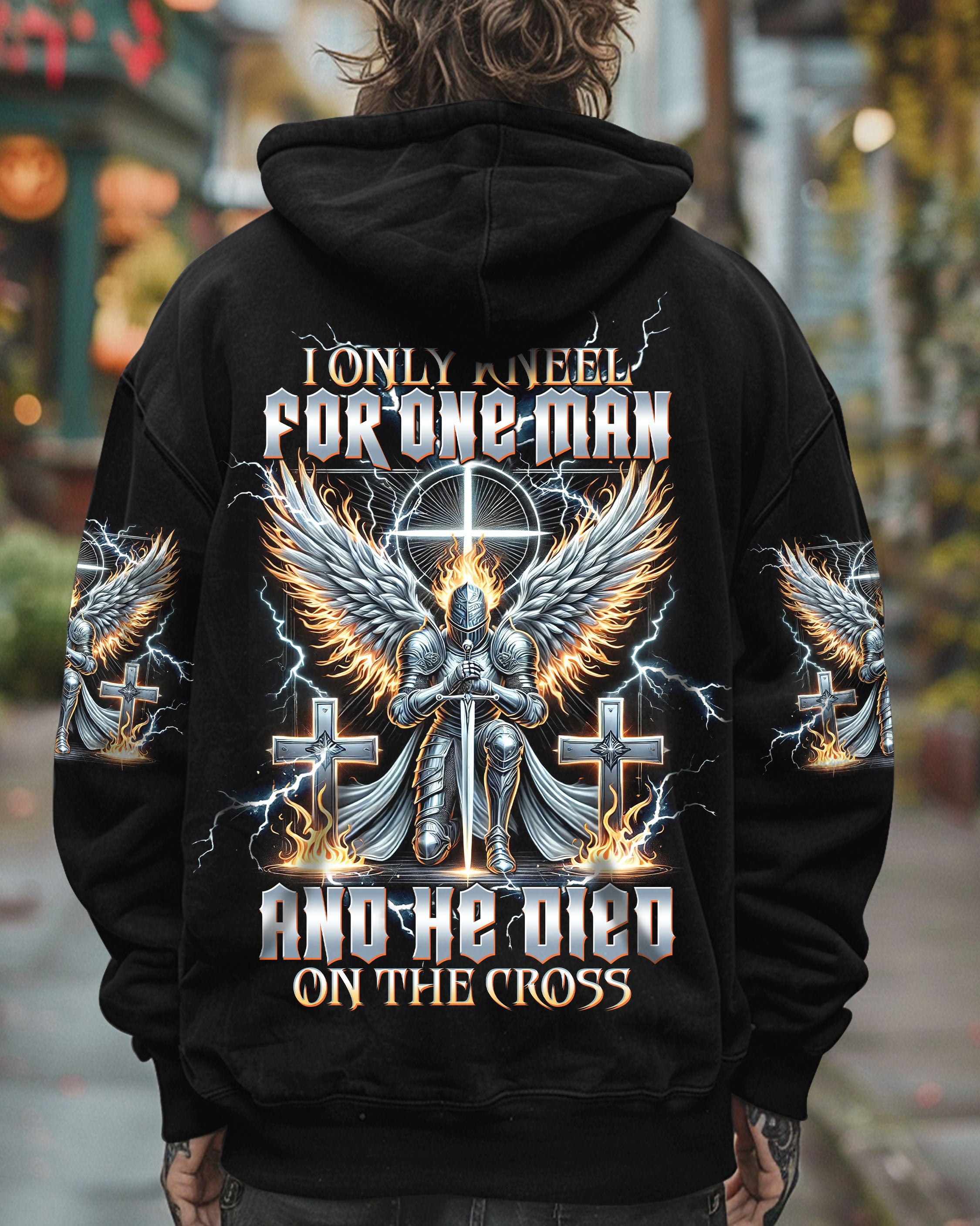 I Only Kneel For One Man Warrior Men's All Over Print Shirt - Trunx380218