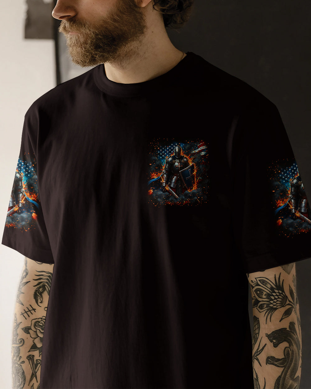 A Warrior Of Christ Men's All Over Print Shirt - Trunx703480