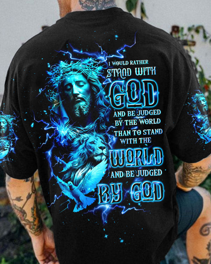 I Would Rather Stand With God Men's All Over Print Shirt - Trunx307484