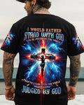 I Would Rather Stand With God Men's All Over Print Shirt - Trunx765712