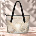 Personalized His Mercy Glowing Heart Saddle Bag