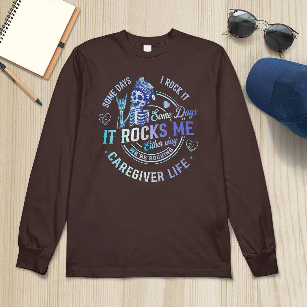 Awesome Caregiver Life-T-shirt-#F100724RCKNG1FCAREZ4
