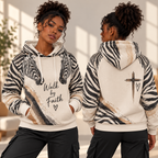 Zebra Stripe Waffle Hoodie