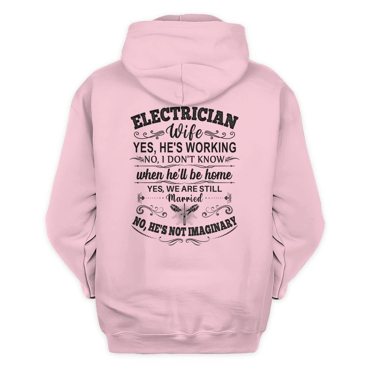 Awesome Electrician Wife-Hoodie - grunx260804-0088