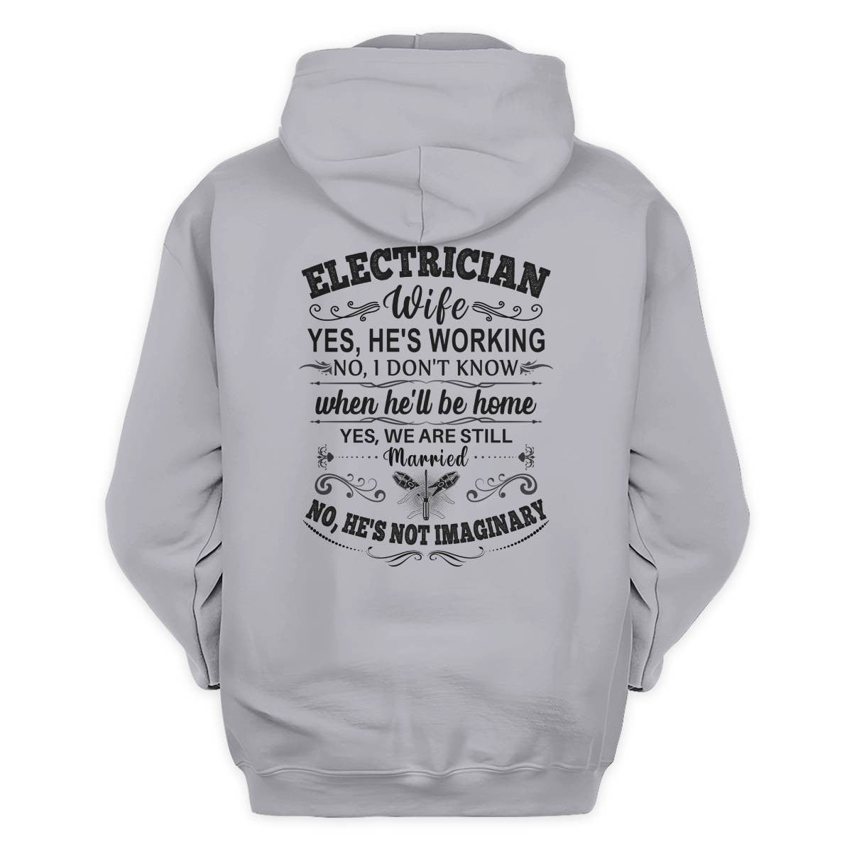 Awesome Electrician Wife-Hoodie - grunx260804-0088
