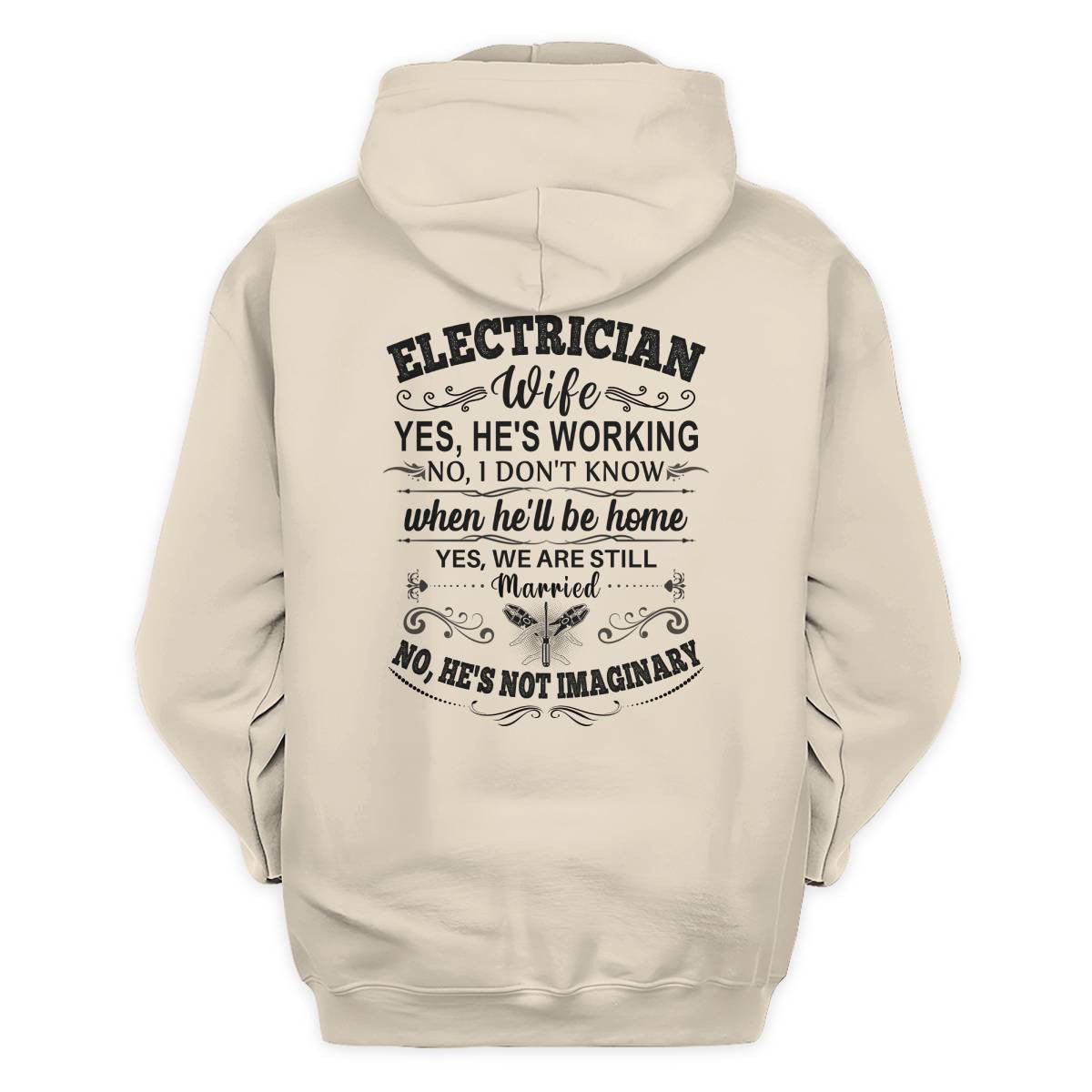 Awesome Electrician Wife-Hoodie - grunx260804-0088
