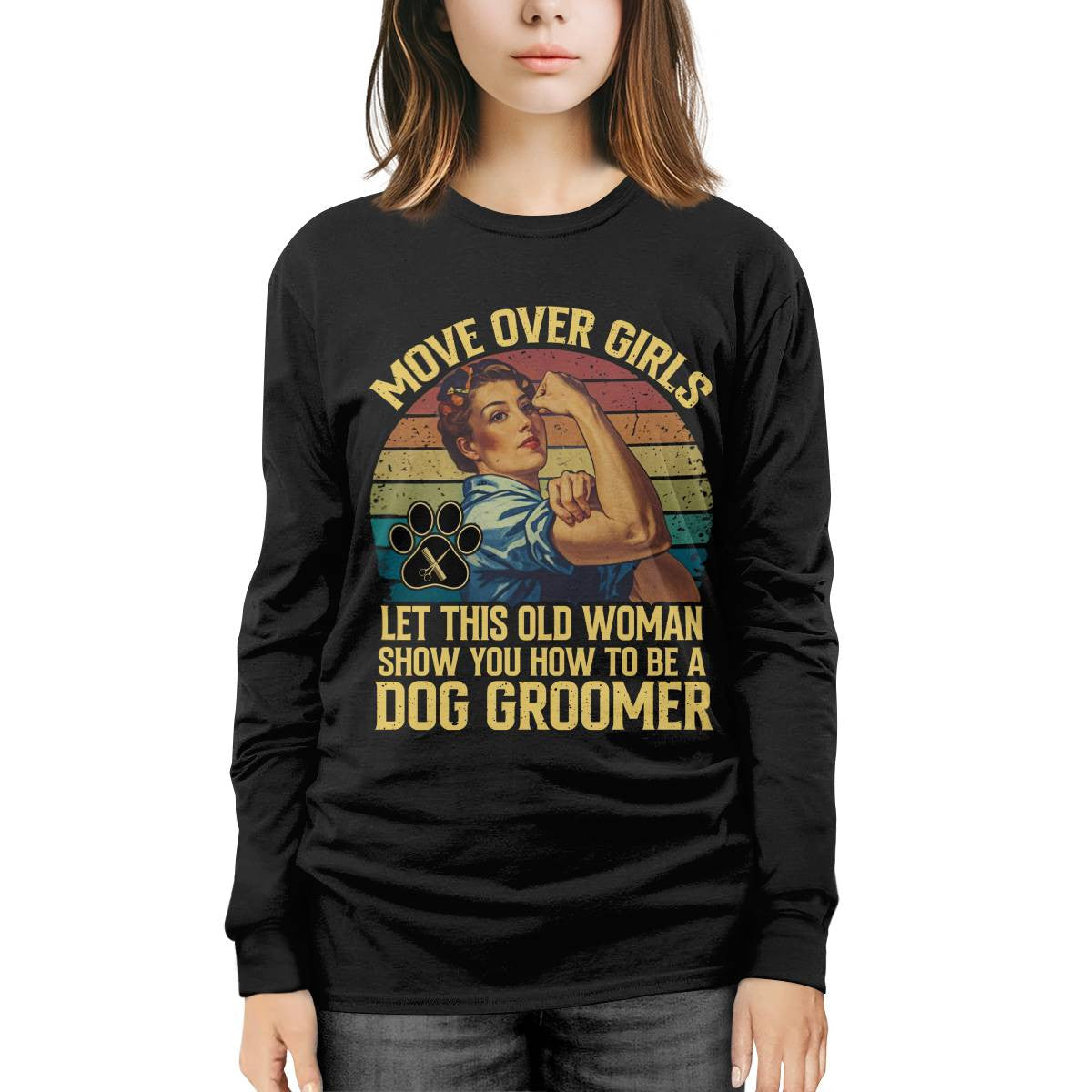 Awesome Dog Groomer-T-shirt - grunx260804-0031