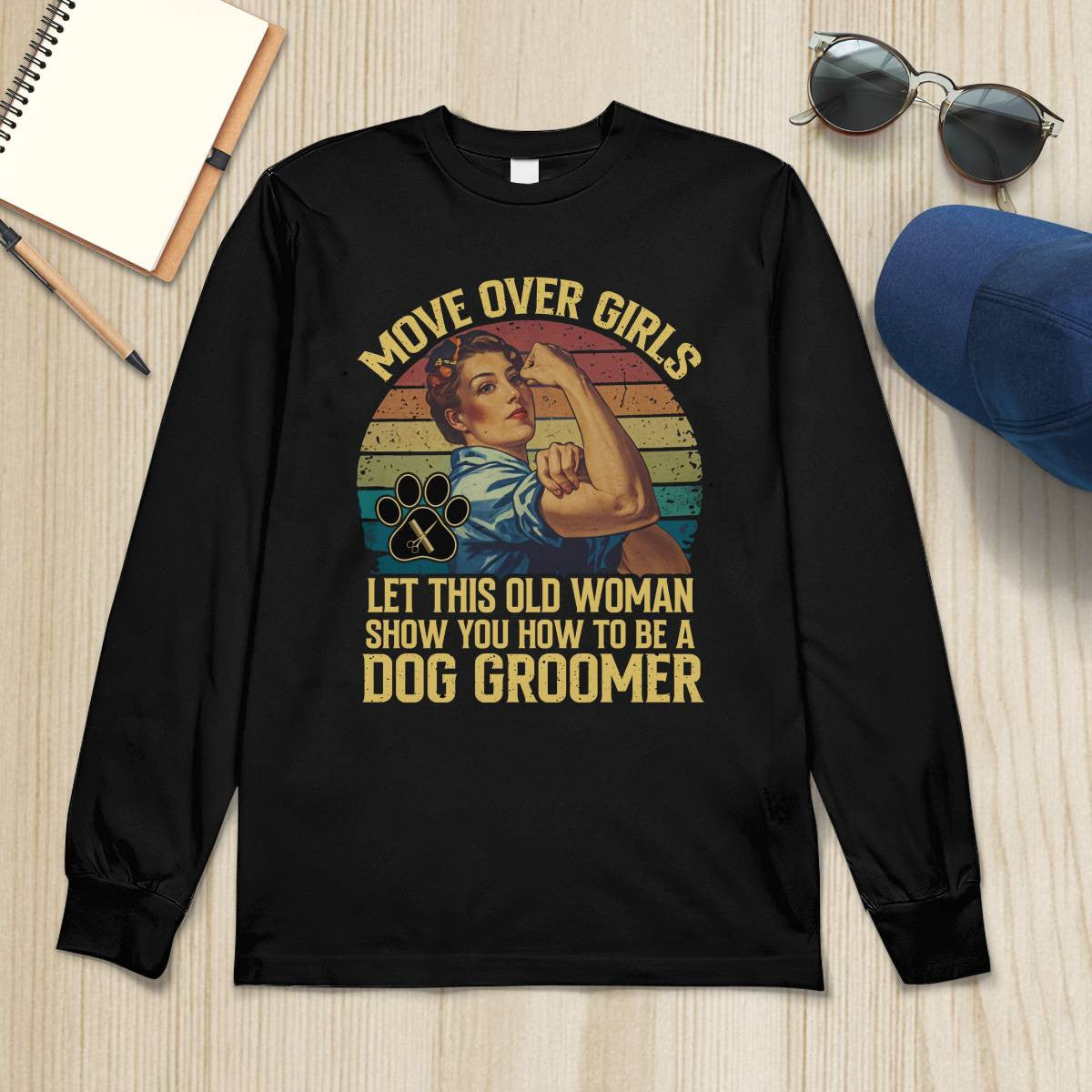 Awesome Dog Groomer-T-shirt - grunx260804-0031
