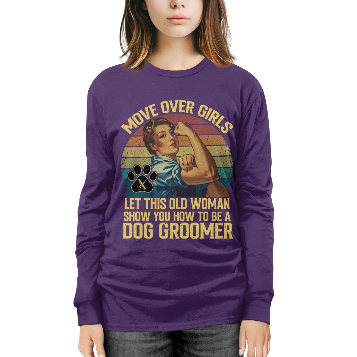 Awesome Dog Groomer-T-shirt - grunx260804-0031