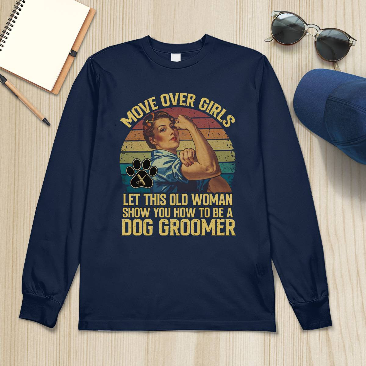 Awesome Dog Groomer-T-shirt - grunx260804-0031