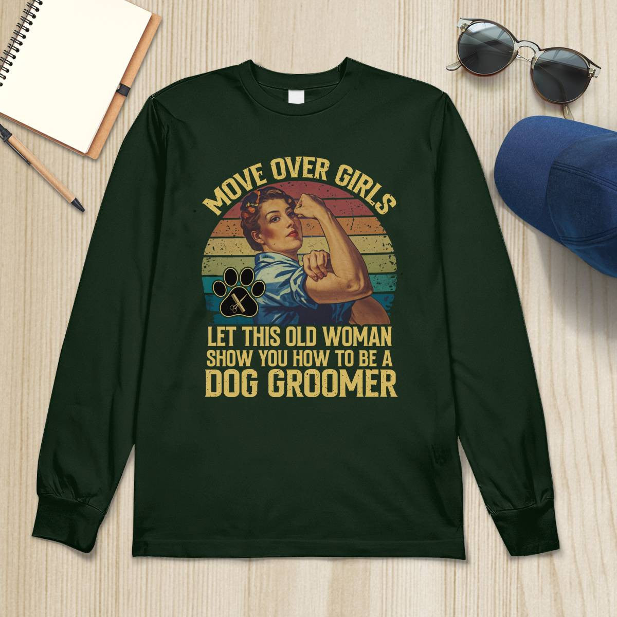 Awesome Dog Groomer-T-shirt - grunx260804-0031