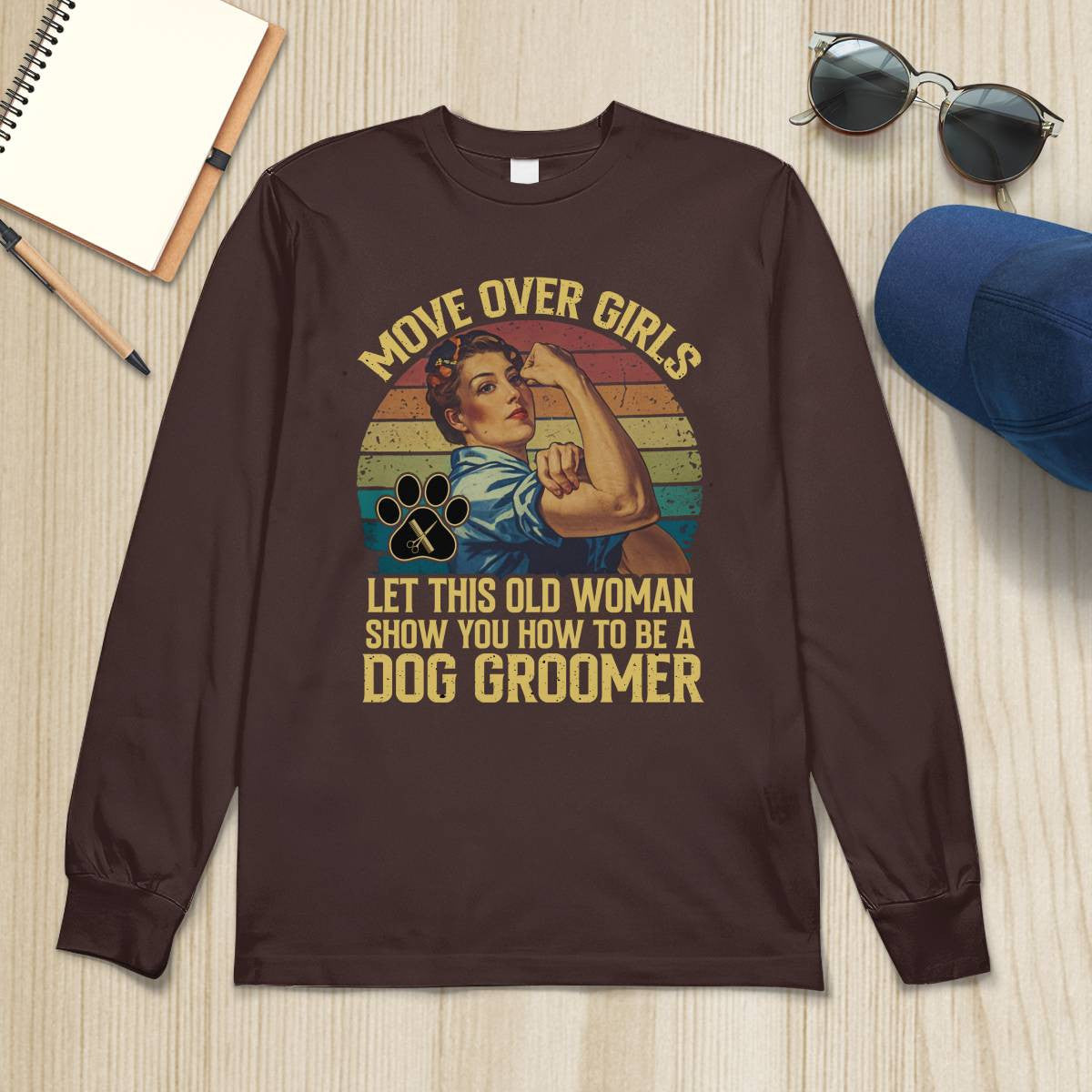 Awesome Dog Groomer-T-shirt - grunx260804-0031