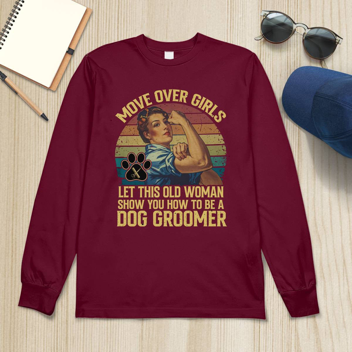 Awesome Dog Groomer-T-shirt - grunx260804-0031