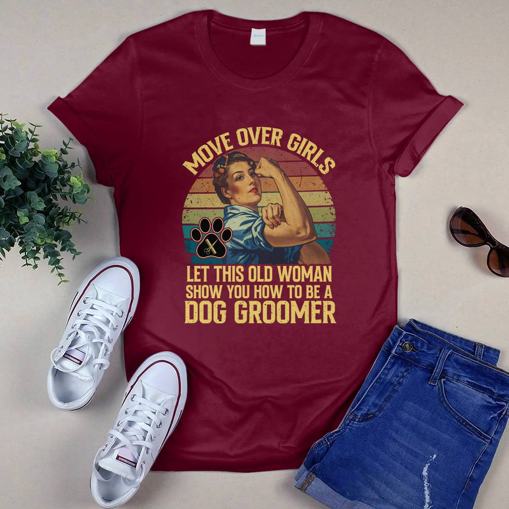 Awesome Dog Groomer-T-shirt - grunx260804-0031