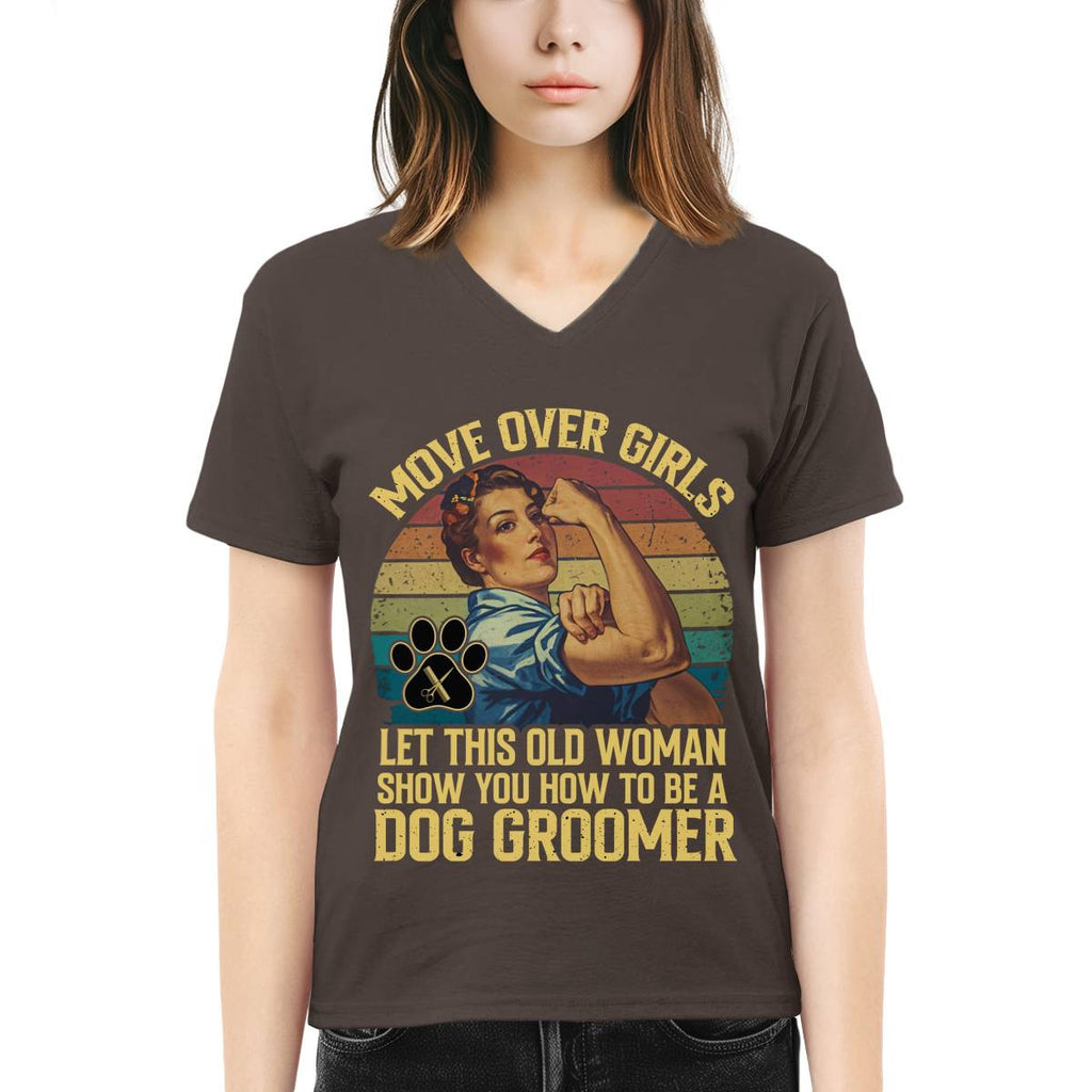 Awesome Dog Groomer-T-shirt - grunx260804-0031