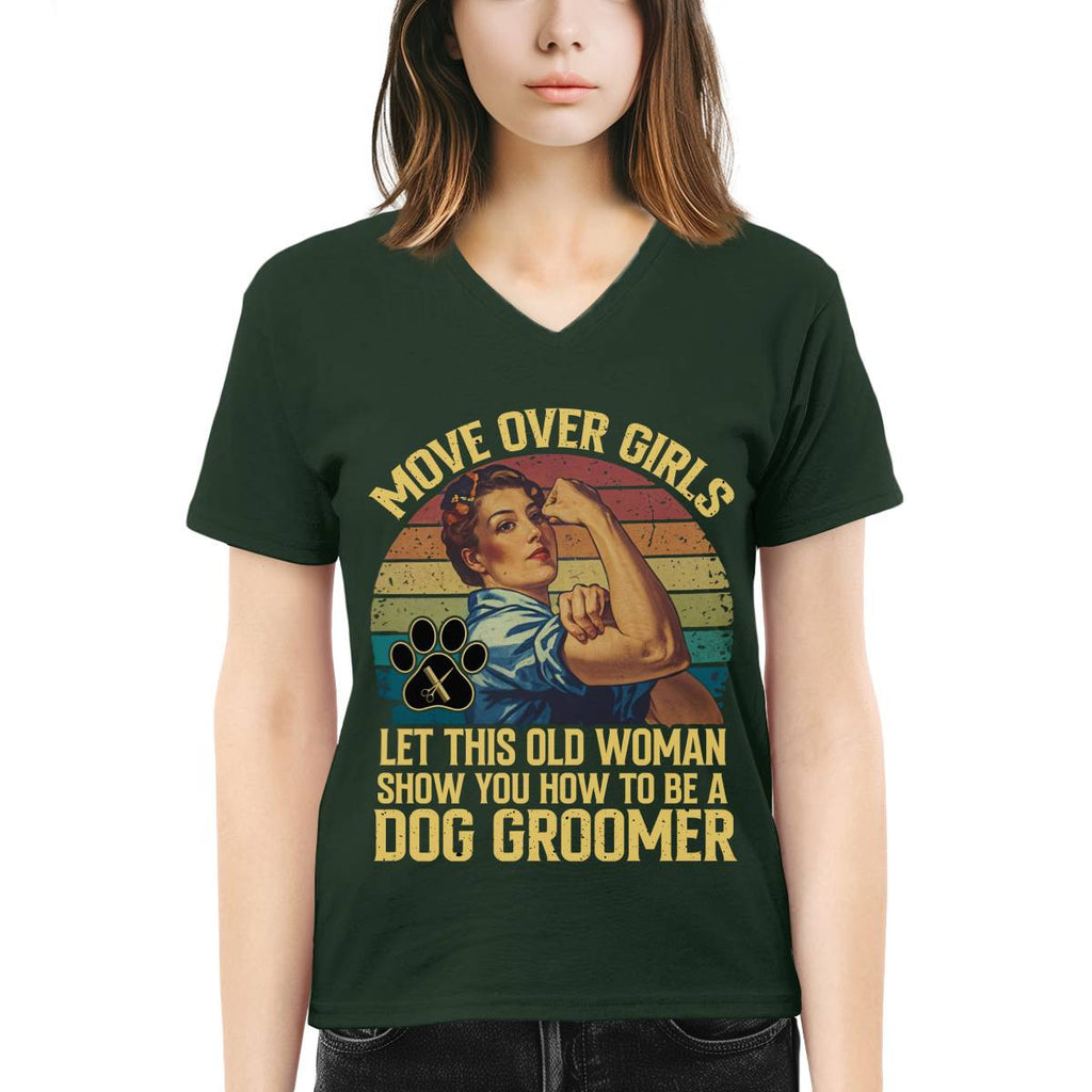 Awesome Dog Groomer-T-shirt - grunx260804-0031