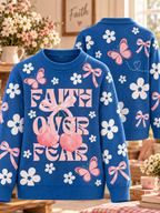 Faith Over Fear Ugly Sweater