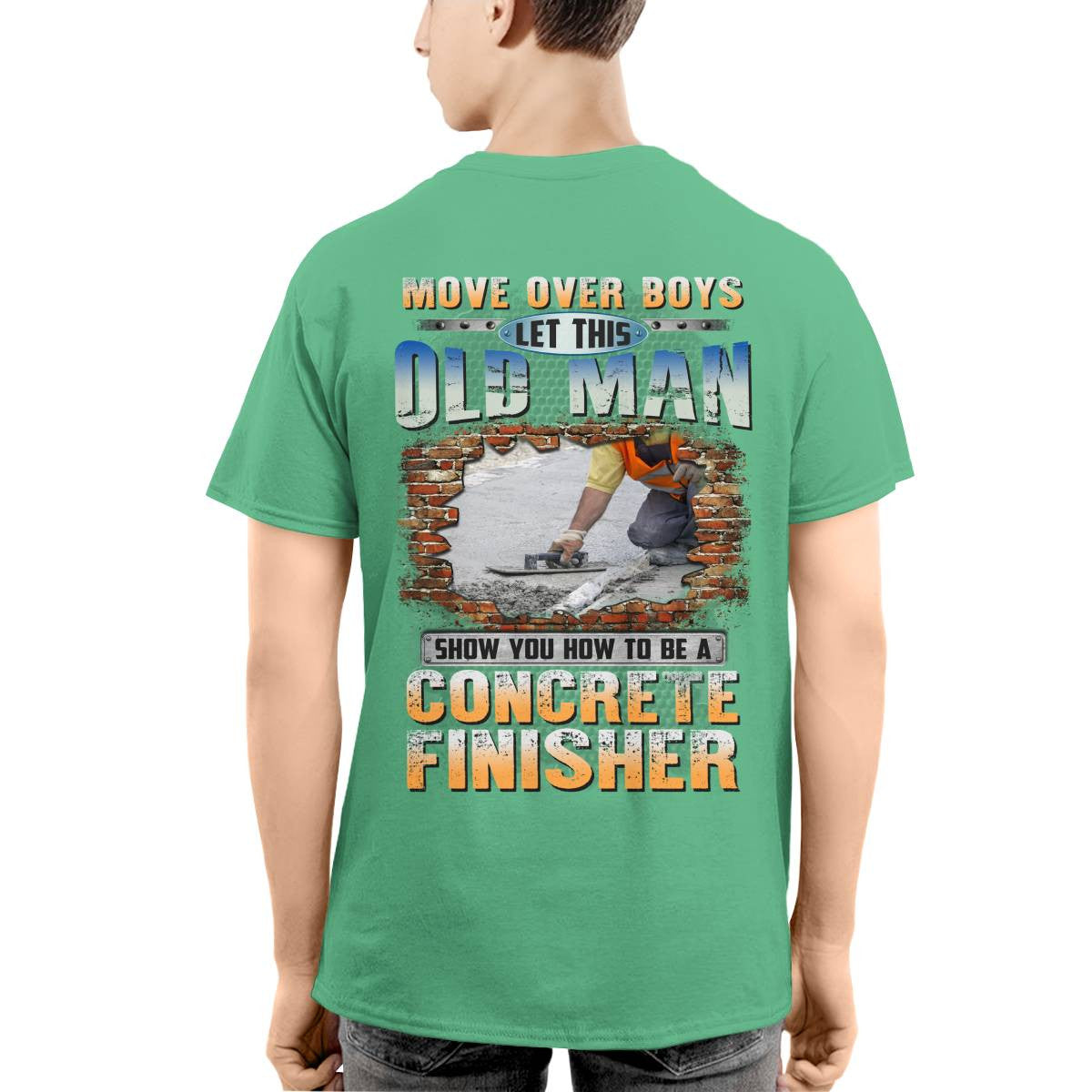Awesome Concrete Finisher-T-shirt - grunx260804-0004