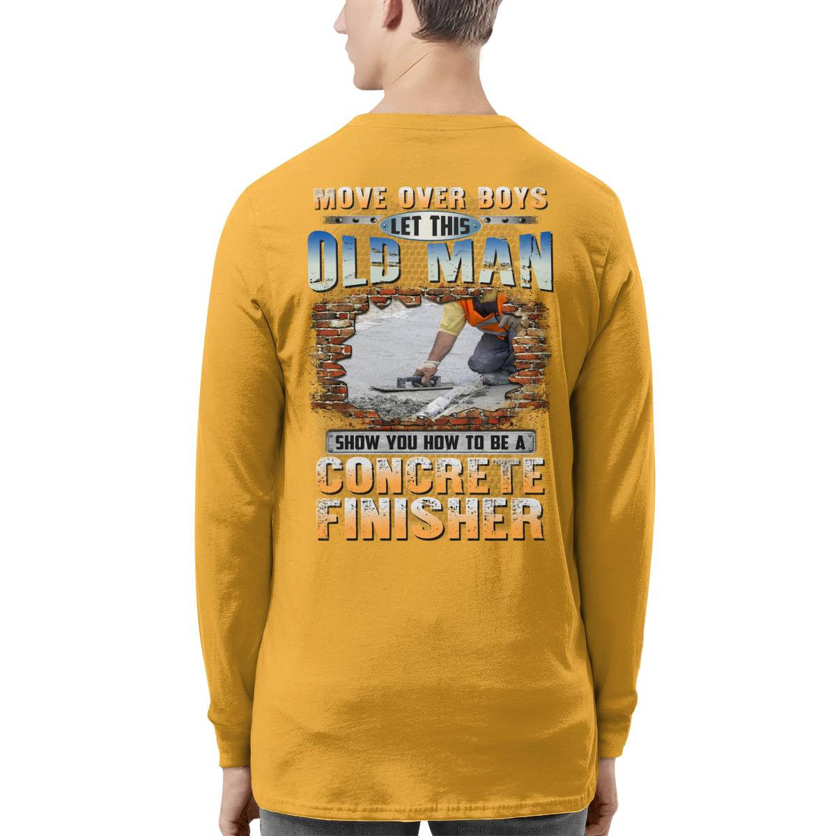 Awesome Concrete Finisher-T-shirt - grunx260804-0004