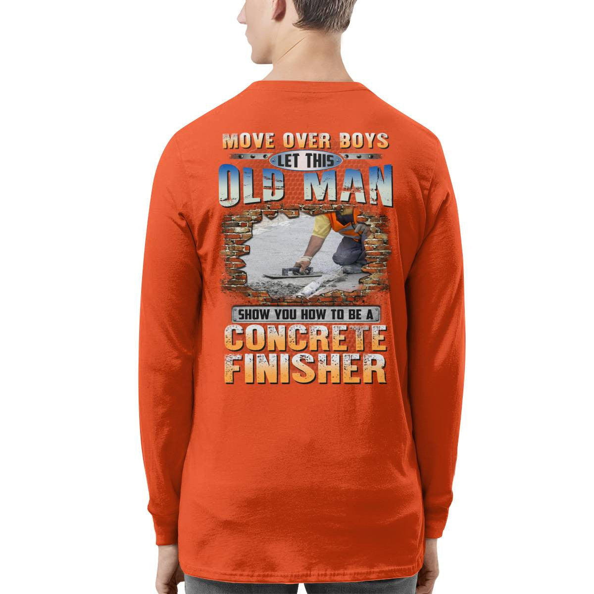 Awesome Concrete Finisher-T-shirt - grunx260804-0004