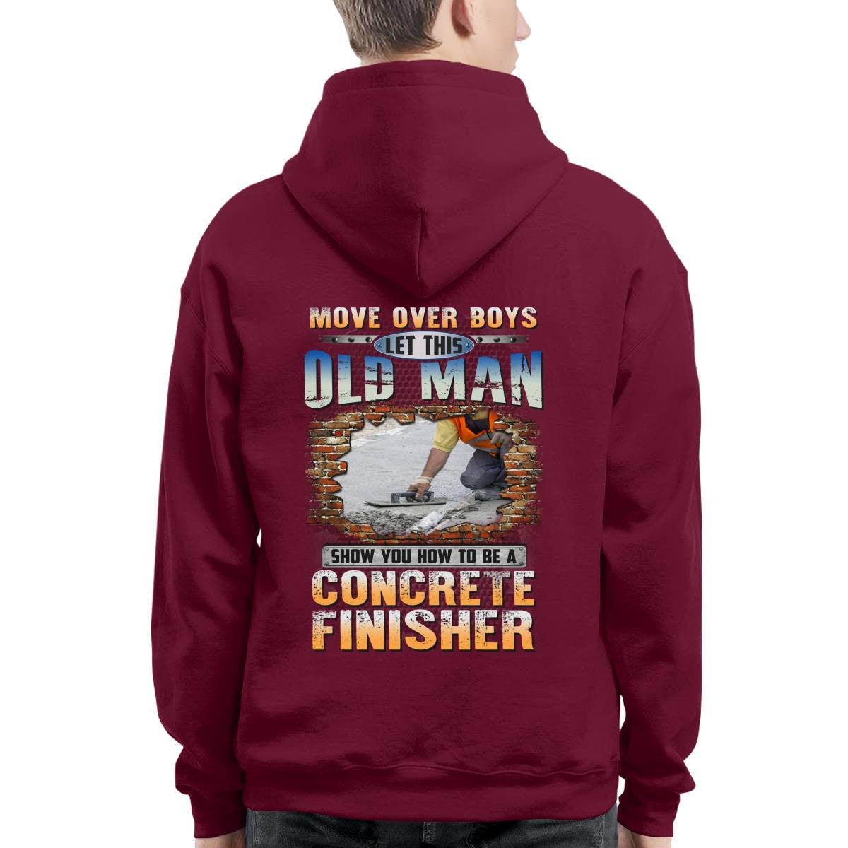 Awesome Concrete Finisher-T-shirt - grunx260804-0004