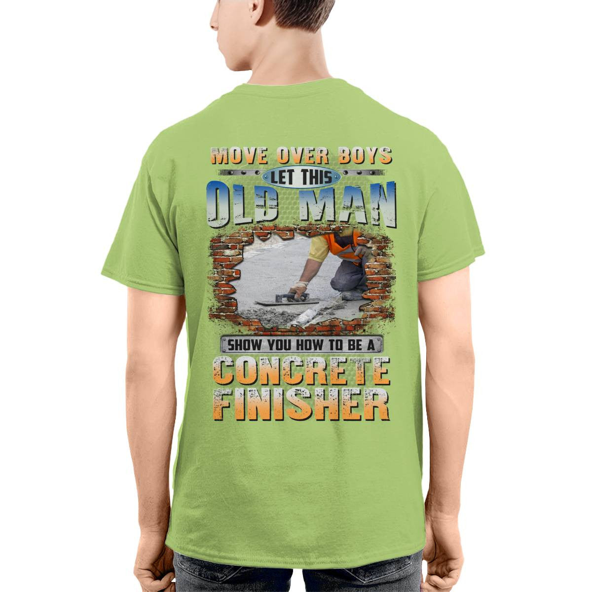 Awesome Concrete Finisher-T-shirt - grunx260804-0004