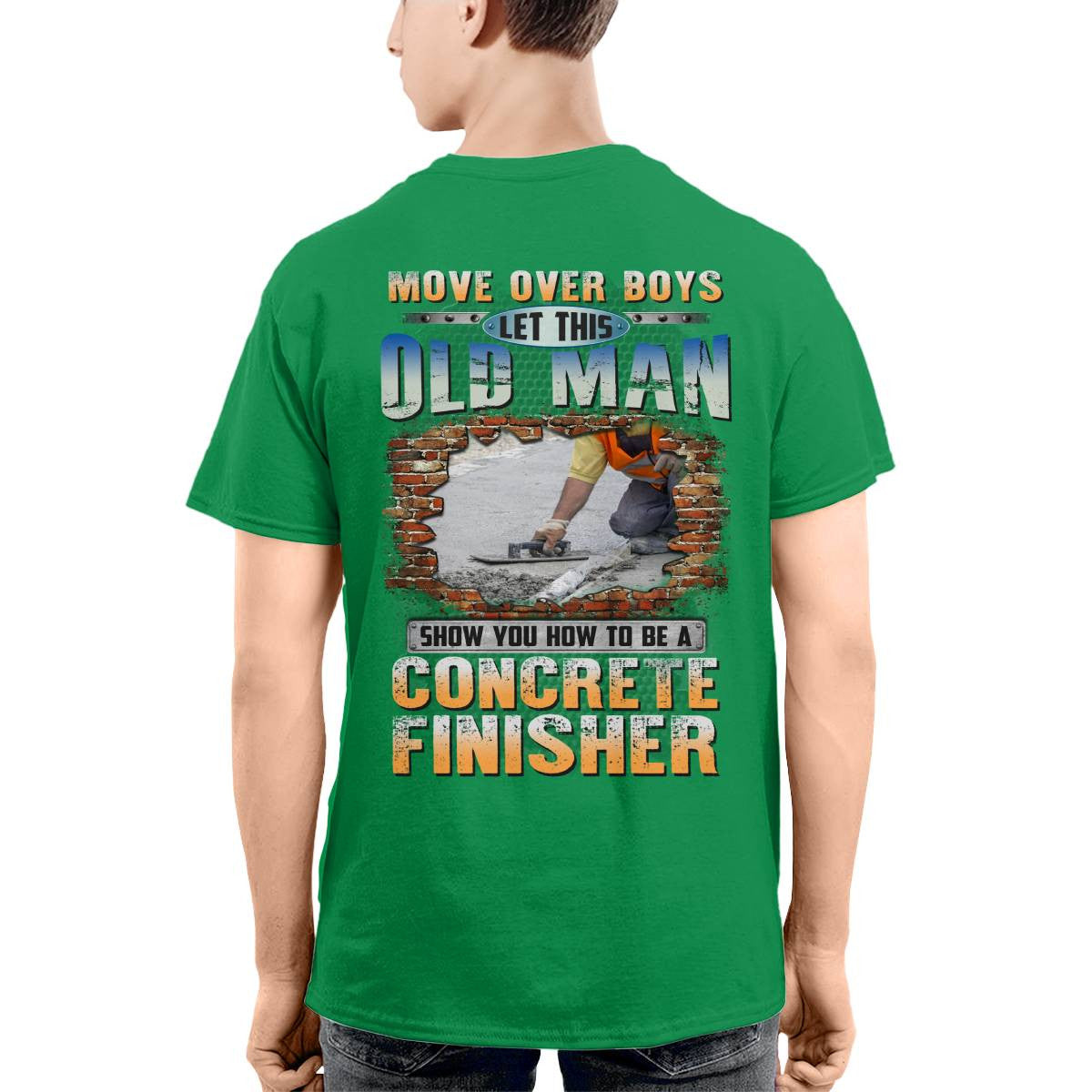 Awesome Concrete Finisher-T-shirt - grunx260804-0004