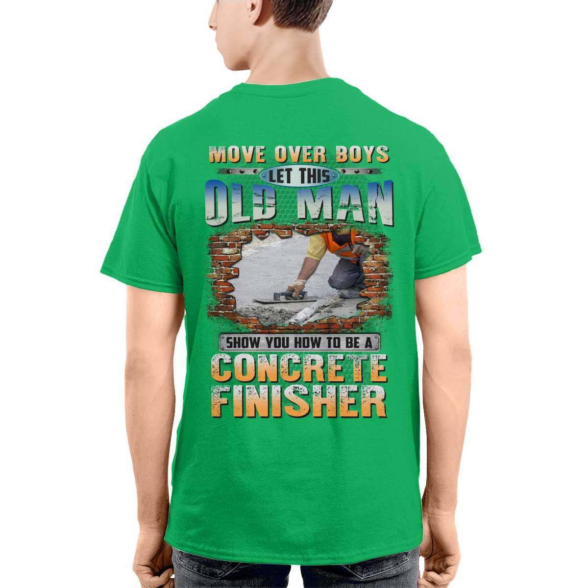 Awesome Concrete Finisher-T-shirt - grunx260804-0004