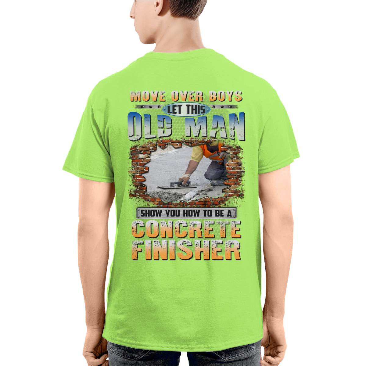 Awesome Concrete Finisher-T-shirt - grunx260804-0004