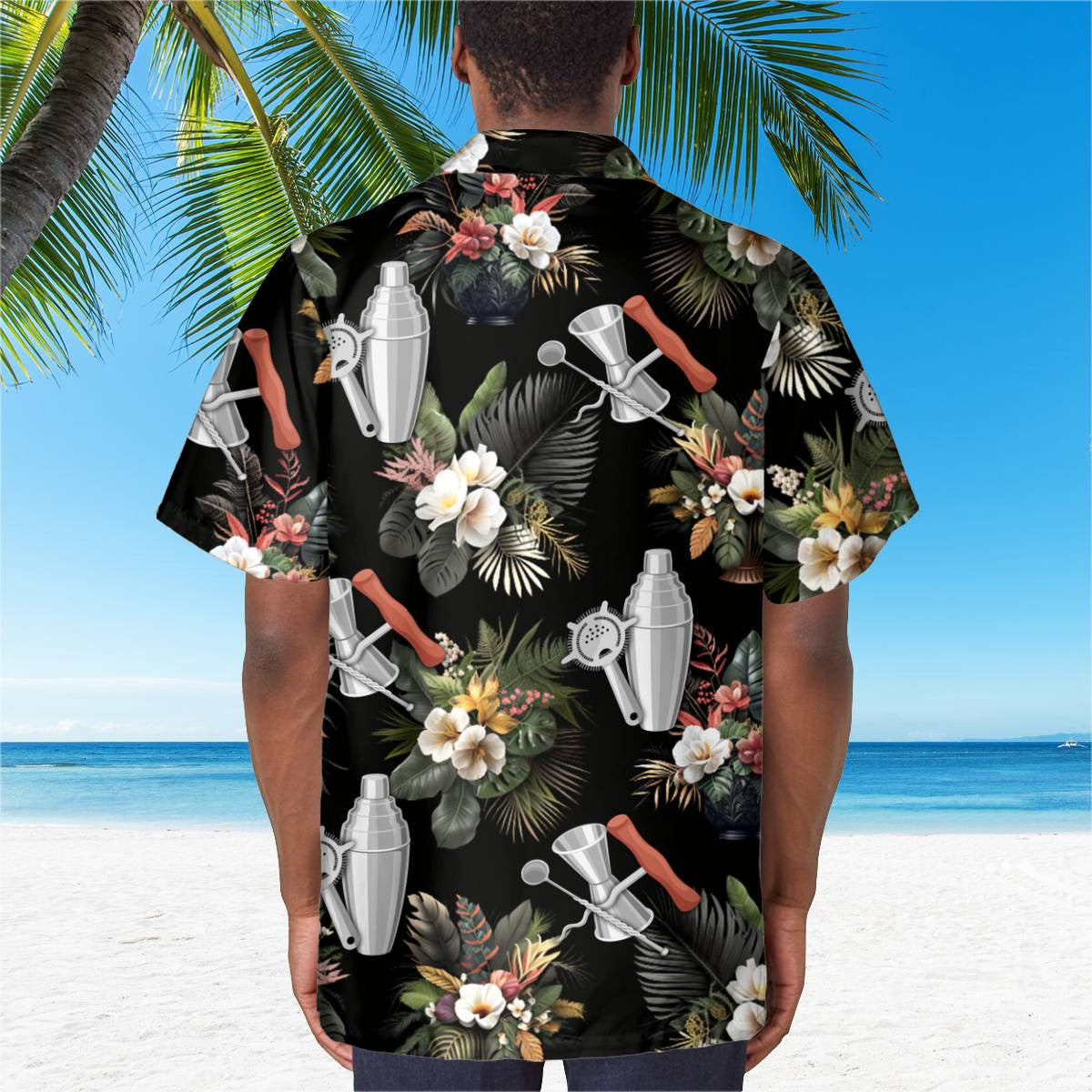 Awesome Bartender- AOP Pocket Hawaiian Shirt - grunx260804-0241