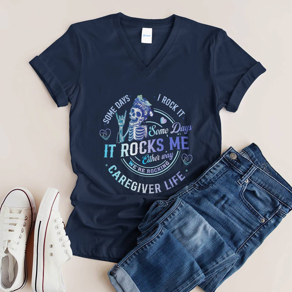 Awesome Caregiver Life-T-shirt-#F100724RCKNG1FCAREZ4