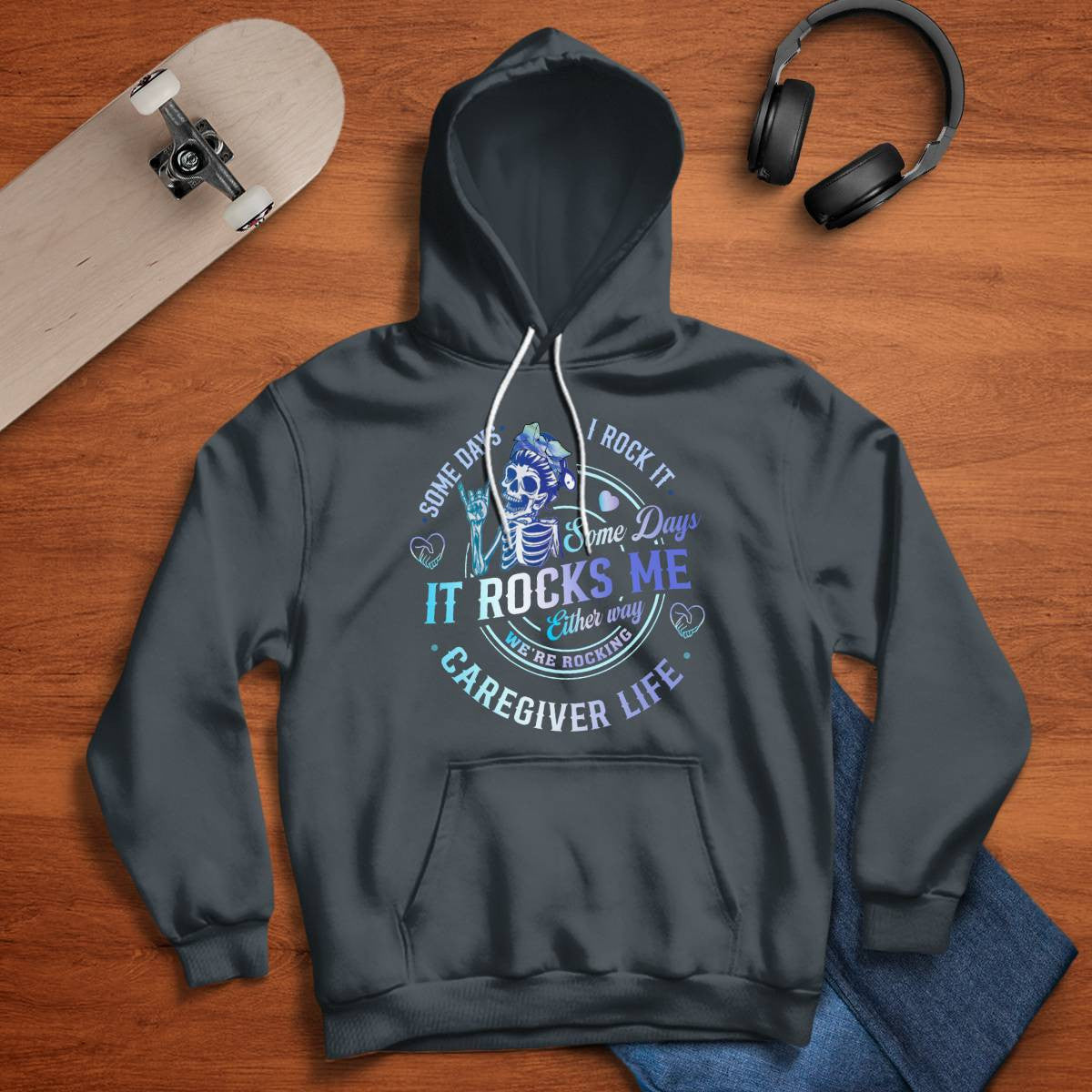 Awesome Caregiver Life-T-shirt-#F100724RCKNG1FCAREZ4