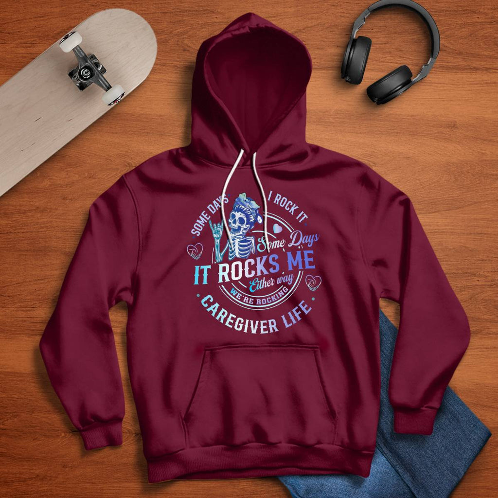 Awesome Caregiver Life-T-shirt-#F100724RCKNG1FCAREZ4