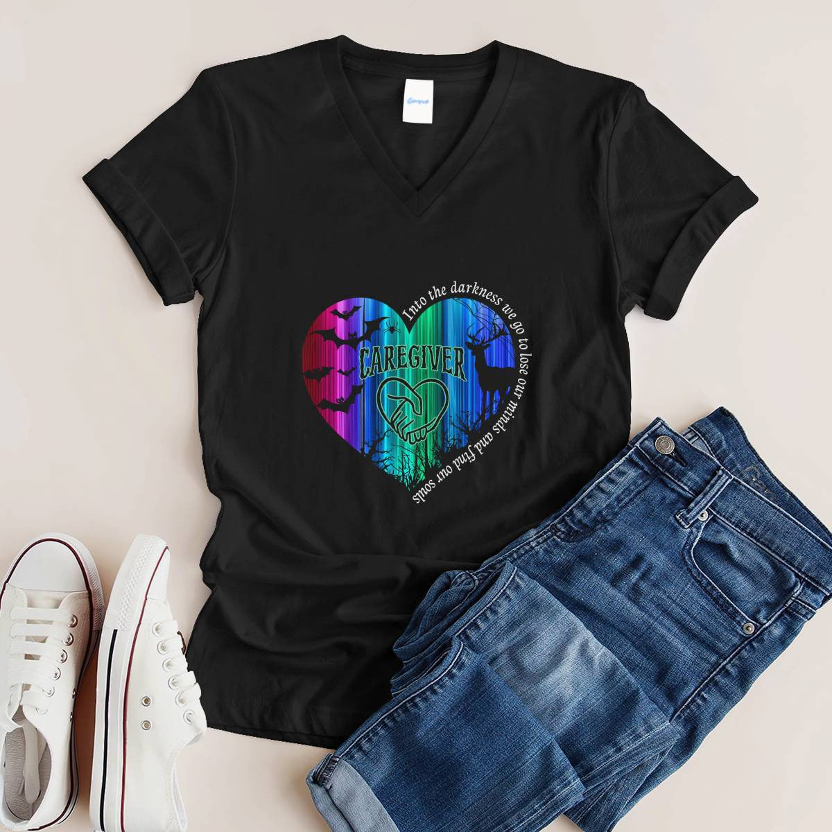 Awesome Caregiver-T-Shirt-#F180924OURSOL9FCAREZ4