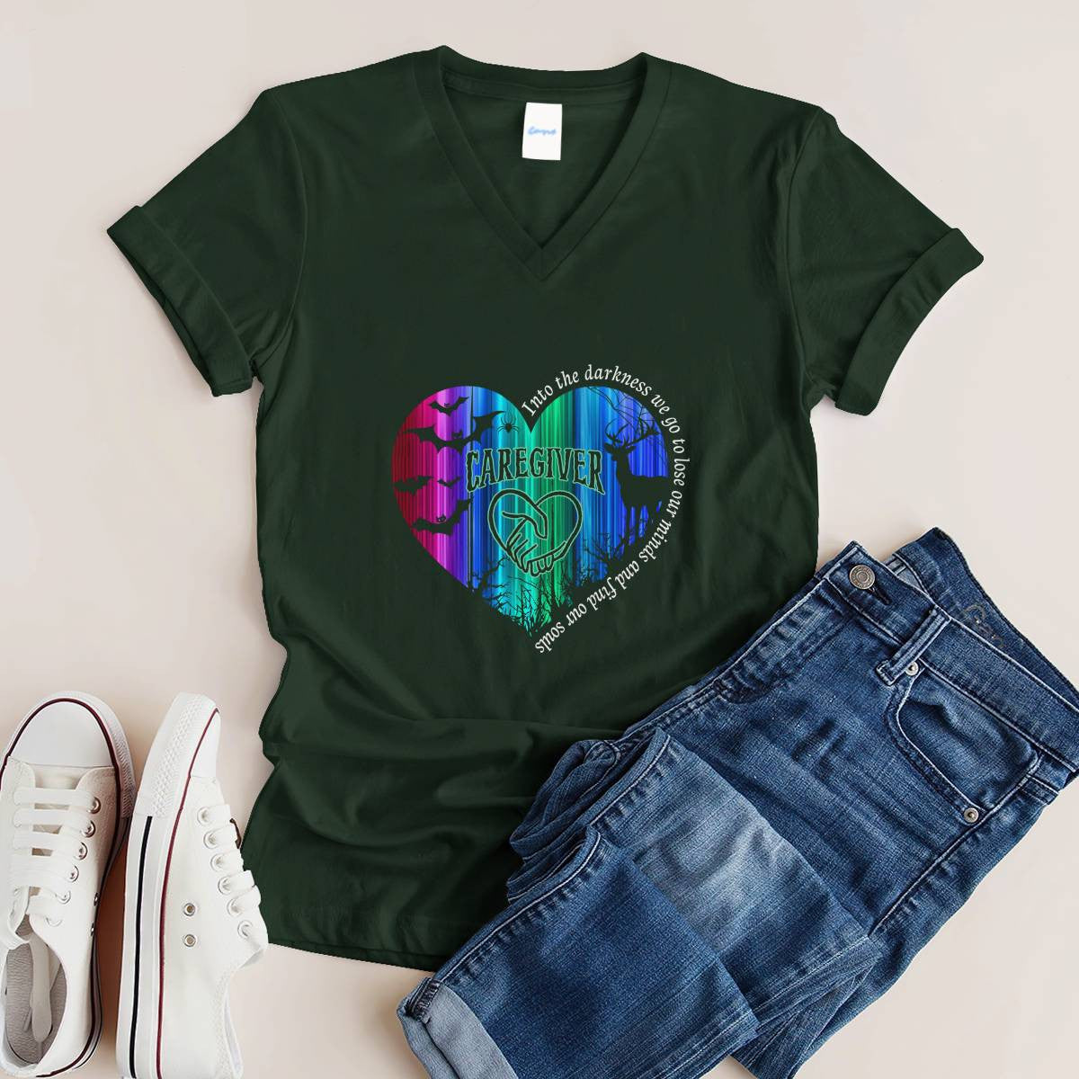 Awesome Caregiver-T-Shirt-#F180924OURSOL9FCAREZ4