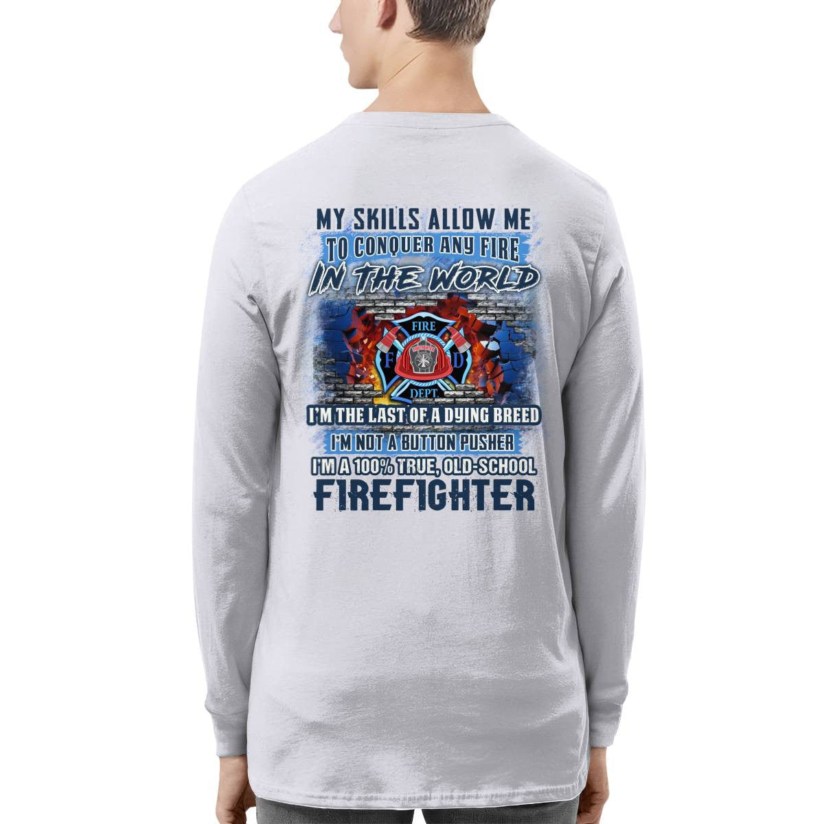 Awesome Firefighter-T-shirt - grunx260804-0154