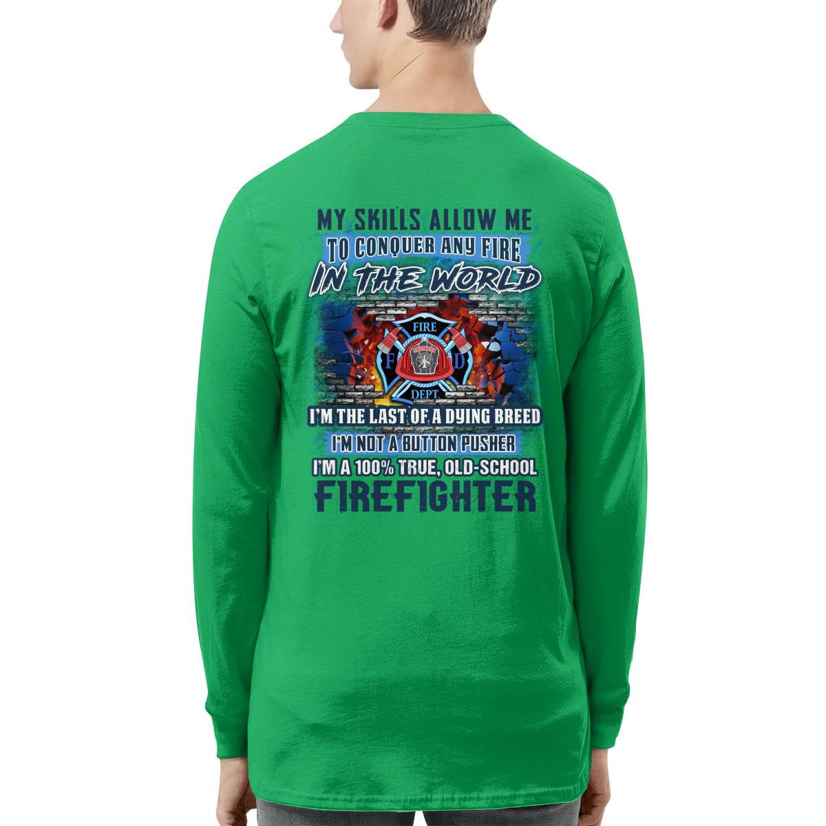 Awesome Firefighter-T-shirt - grunx260804-0154