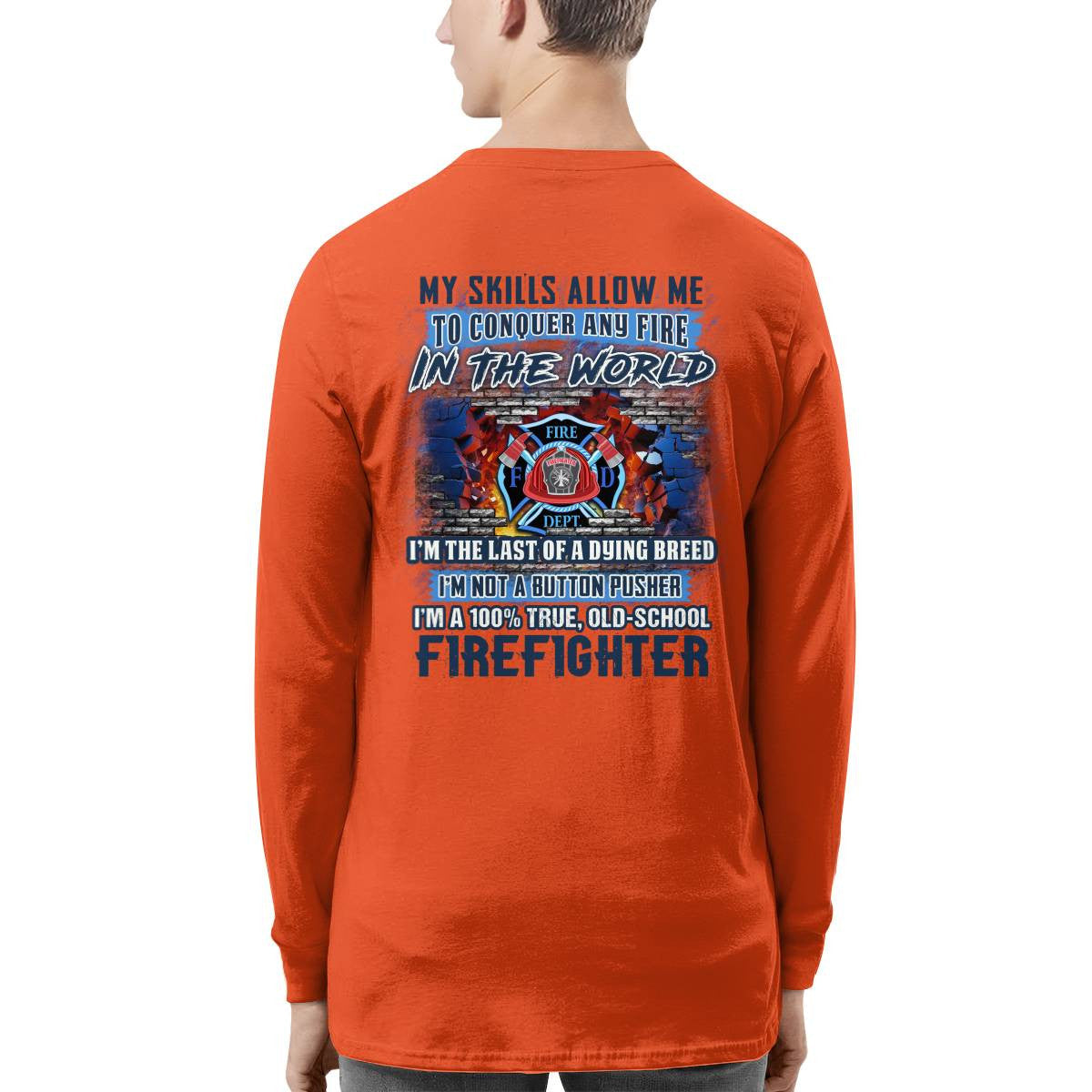 Awesome Firefighter-T-shirt - grunx260804-0154