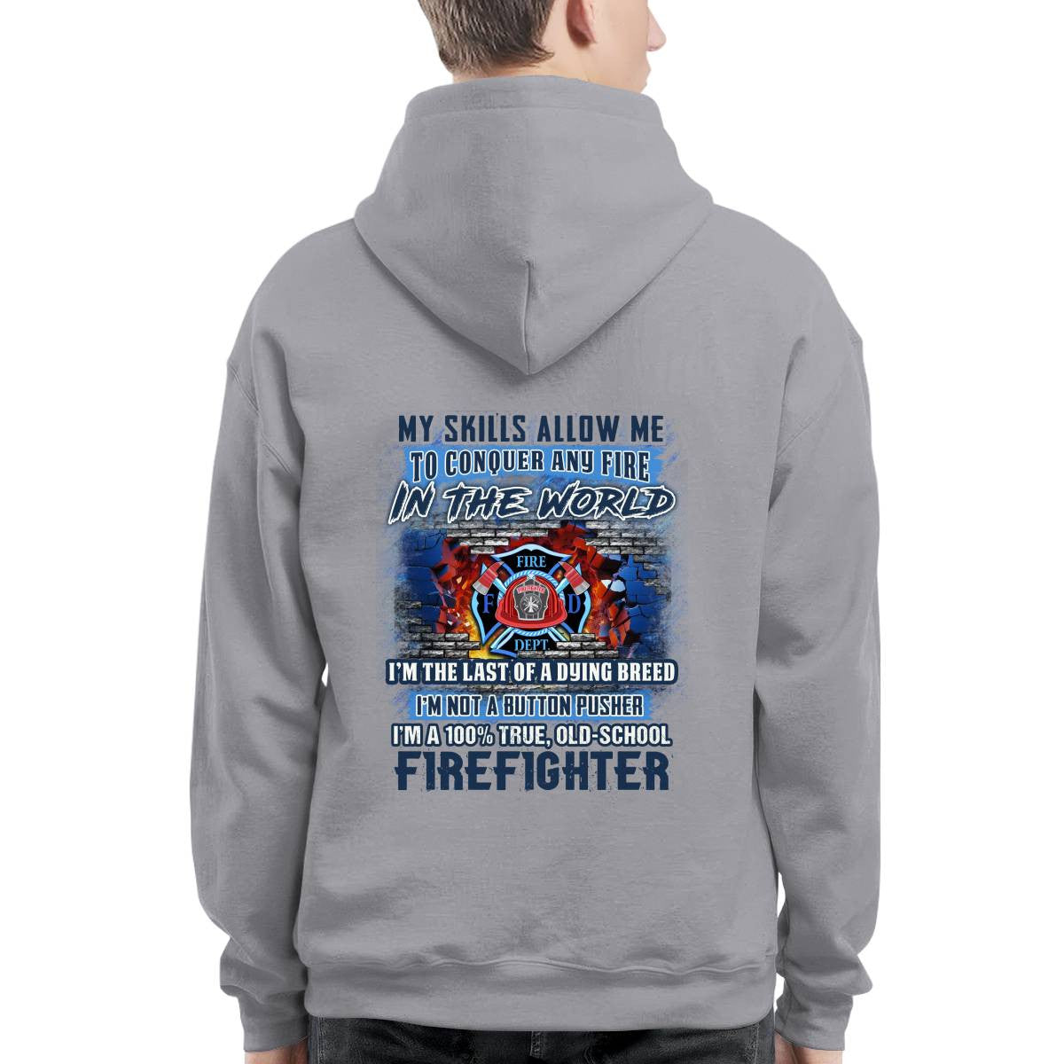 Awesome Firefighter-T-shirt - grunx260804-0154