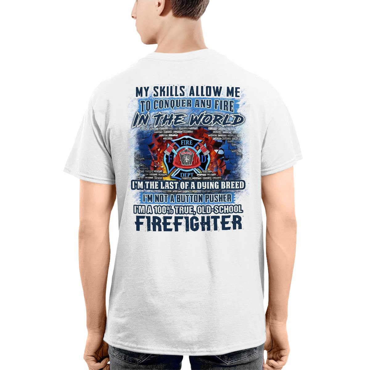 Awesome Firefighter-T-shirt - grunx260804-0154